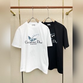 Dior迪奧 砸鍋賣鐵都要上的新款新款原單男士休閑短袖 高端定制 高端版本 時尚