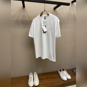 Dior 2026新品短袖T恤 100 全棉300g面料，柔軟親膚，挺闊有垂墜感