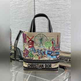小號 Dior 城市明信片 度假風款手袋 巴黎 限定 這款城市明信片 手袋時尚實