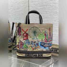 大號 Dior 城市明信片 度假風款手袋 巴黎 限定 這款城市明信片 手袋時尚實