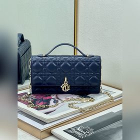 頂級原單爆款 6452 Lady Dior 藤格紋手拿包 21cm