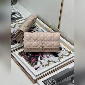 頂級原單爆款 6452 Lady Dior 藤格紋手拿包 21cm