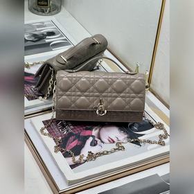 頂級原單爆款 6452 Lady Dior 藤格紋手拿包 21cm
