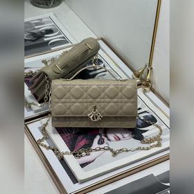頂級原單爆款 6452 Lady Dior 藤格紋手拿包 21cm