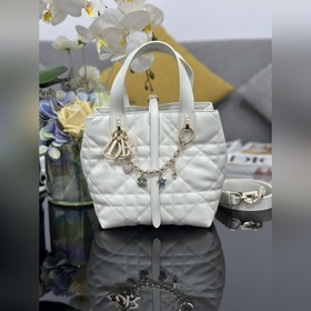 頂級原單 Dior Toujours 新款小號豎版土著包，自帶幸運挂鍊，采用牛
