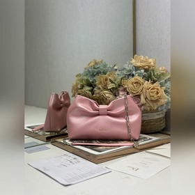 頂級原單Dior-LAMBSKIN 2026春夏 新款手袋 熒光粉 淺金鍊 LA