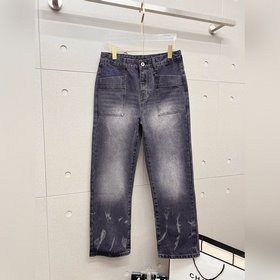 FENDI 芬迪 2026新品潮牌寬松原單男士百搭牛仔褲 奢華品牌原版LOGO搭
