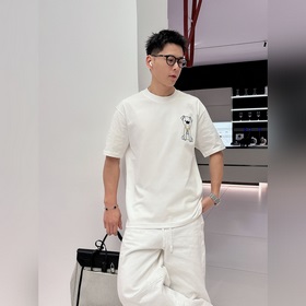 芬迪#FENDI 2026春夏新款首發專櫃最新款短袖圓領T恤 高端訂制 設計前