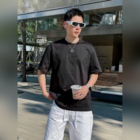 芬迪#FENDI 2026春夏新款首發專櫃最新款短袖圓領T恤 高端訂制 設計前
