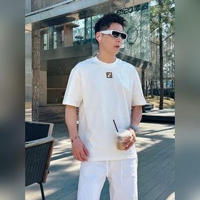 芬迪#FENDI 2026春夏新款首發專櫃最新款短袖圓領T恤 高端訂制 設計前
