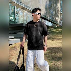 芬迪#FENDI 2026春夏新款首發專櫃最新款短袖圓領T恤 高端訂制 設計前