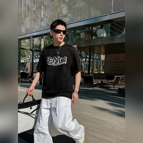 芬迪#FENDI 2026春夏新款首發專櫃最新款短袖圓領T恤 高端訂制 設計前