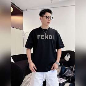 芬迪#FENDI 2026春夏新款首發專櫃最新款短袖圓領T恤 高端訂制 設計前衛