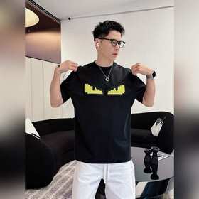 芬迪#FENDI 2026春夏新款首發專櫃最新款短袖圓領T恤 高端訂制 設計前衛