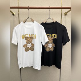 FENDI芬迪 砸鍋賣鐵都要上的新款新款原單男士休閑短袖 高端定制 高端版本 時