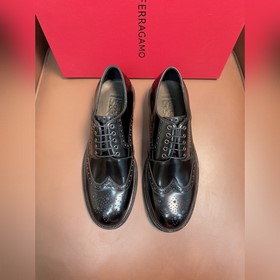Ferragamo-菲拉格慕 高版本 真皮大底 商務休閑鞋 專櫃同步發售，原版