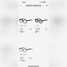 GENTLE MONSTER 超輕GM新品ALTO 凹造型設計 size：53-