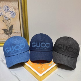 高闆本 [GUCCI 古奇]高端闆本原單複刻牛仔棒球帽，做工精細透氣舒适 日韓時
