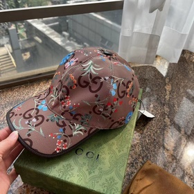 Gucci古奇新款原單棒球帽， 碎花大雙G，專櫃1：1開模訂制，完美對花，原版帆