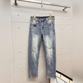 GUCCI 古奇 男士丹甯牛仔褲，官宣畫冊海報穿搭款！ 客供高級進口的丹甯原色面