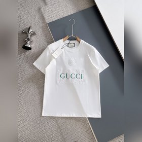 古馳Gucci26春夏新品專櫃首發最新款短袖圓領T恤 高端訂制 設計前衛時尚！品