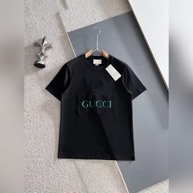 古馳Gucci26春夏新品專櫃首發最新款短袖圓領T恤 高端訂制 設計前衛時尚！品