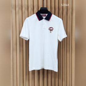 GUCCI 古馳2026新款撞色領羊毛雙面珠地POLO衫 甄選羊毛雙面珠地面料，