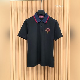 GUCCI 古馳2026新款撞色領羊毛雙面珠地POLO衫 甄選羊毛雙面珠地面料，