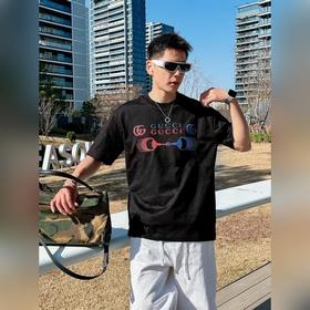 GUCCI 2026春夏新款首發專櫃最新款短袖圓領T恤 高端訂制 設計前衛時尚
