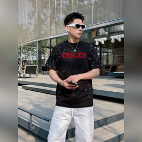 古馳 Gucci 2026ss 春夏新款首發專櫃最新款短袖圓領T恤 高端訂制 設