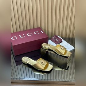 [新款出貨]GuCCl高端精品， 2046春夏Signora系列 新款低跟涼鞋