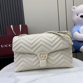 配全套原廠專櫃包裝 2026秋冬系列， 品牌标志性GG Marmont系列匠心融