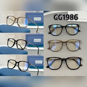 GUCCI 古馳 GG1986OA SIZE：52口19-145 休閑闆材方圓框
