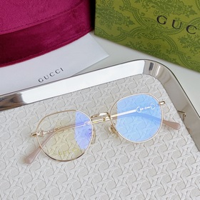 GUCCI 古奇 GG1336O 尺碼：52口19-140 字母馬銜扣镂空鏡腿