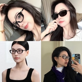 GUCCI 古奇 GG1685 尺碼：54口16-145 Logo鑲鑽版本素顔眼