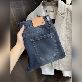 LOEWE 羅意威 獨家專供新款 潮男時尚休閑牛仔褲，高端歐版原單褲子，潮流時尚