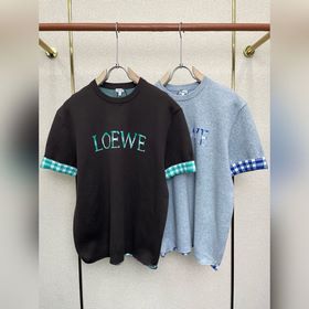 LOEWE羅意威 砸鍋賣鐵都要上的新款新款原單男士休閑針織短袖 高端定制 高端版