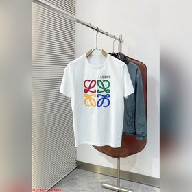 S858 LOEWE羅意威 獨家專供新款原單男士休閑短袖 高端定制 高端版本 時