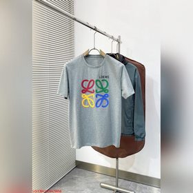 S858 LOEWE羅意威 獨家專供新款原單男士休閑短袖 高端定制 高端版本 時