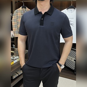 Loewe 春季新款短袖 羅意威純棉翻領短袖T恤，純棉T恤、上身效果非常棒，休閑