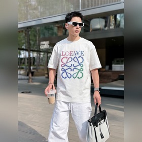 羅意威#LOEWE 2026春夏新款首發專櫃最新款短袖圓領T恤 高端訂制 設計