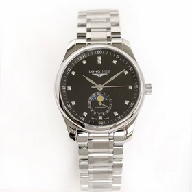 GF浪琴名匠系列月相40mm腕表，搭載複刻L899.5一體機芯(所有功能同步原裝