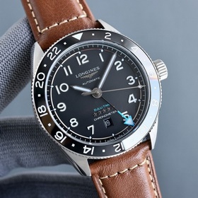 TT廠出品 三碼合一(單調GMT) 全新推出浪琴LONGINES-Spirit先