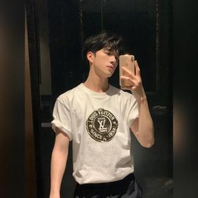 LOUIS VUITTON 路易 LV 26SS印章棉質針織圓領短袖T恤 正品7