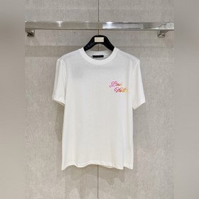 路易威*LV 春夏新款首發專櫃最新款短袖圓領T恤 手繪工藝 高端訂制 設計前衛時