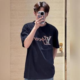 LOUIS VUITTON路易 LV 26SS串珠字母短袖T恤 正品12200購