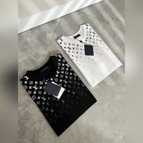 Louis Vuit*on 2026春夏路易家族輕奢Monogram印花工藝短袖