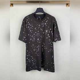 OUIS VUITTON 路易LV 26SS膠漿印花字母水滴鑽短袖T恤 正品1