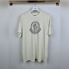 MONCLER 蒙口26SS字母LOGO标識印花模糊感短袖T恤 正品4286購入