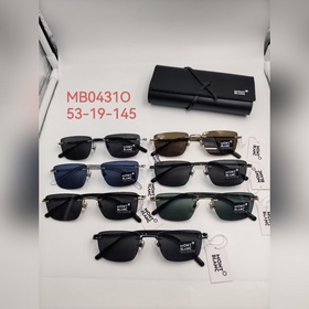 Montblanc萬寶龍眼鏡框男商務老錢風β钛超輕無框眼鏡架可配近視鏡片MB04